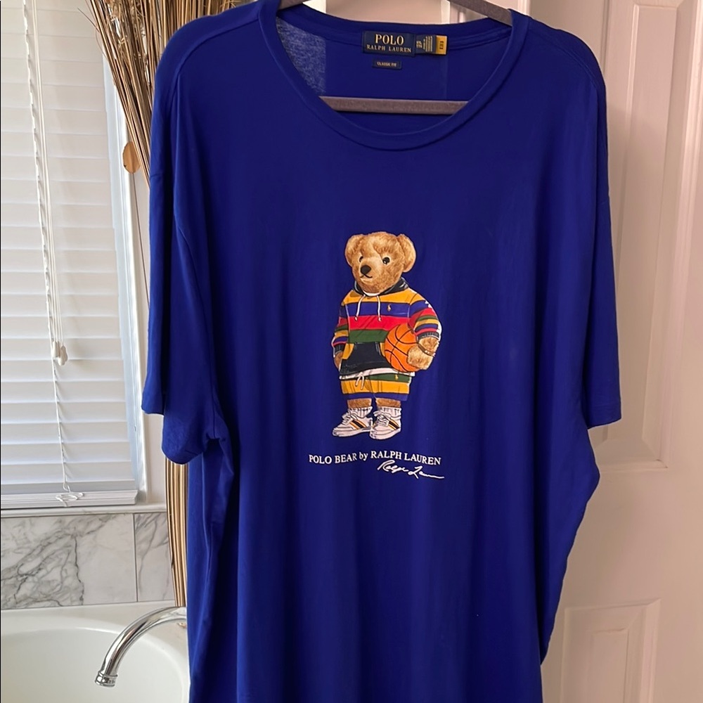 Ralph Lauren Blue Polo Bear T-Shirt